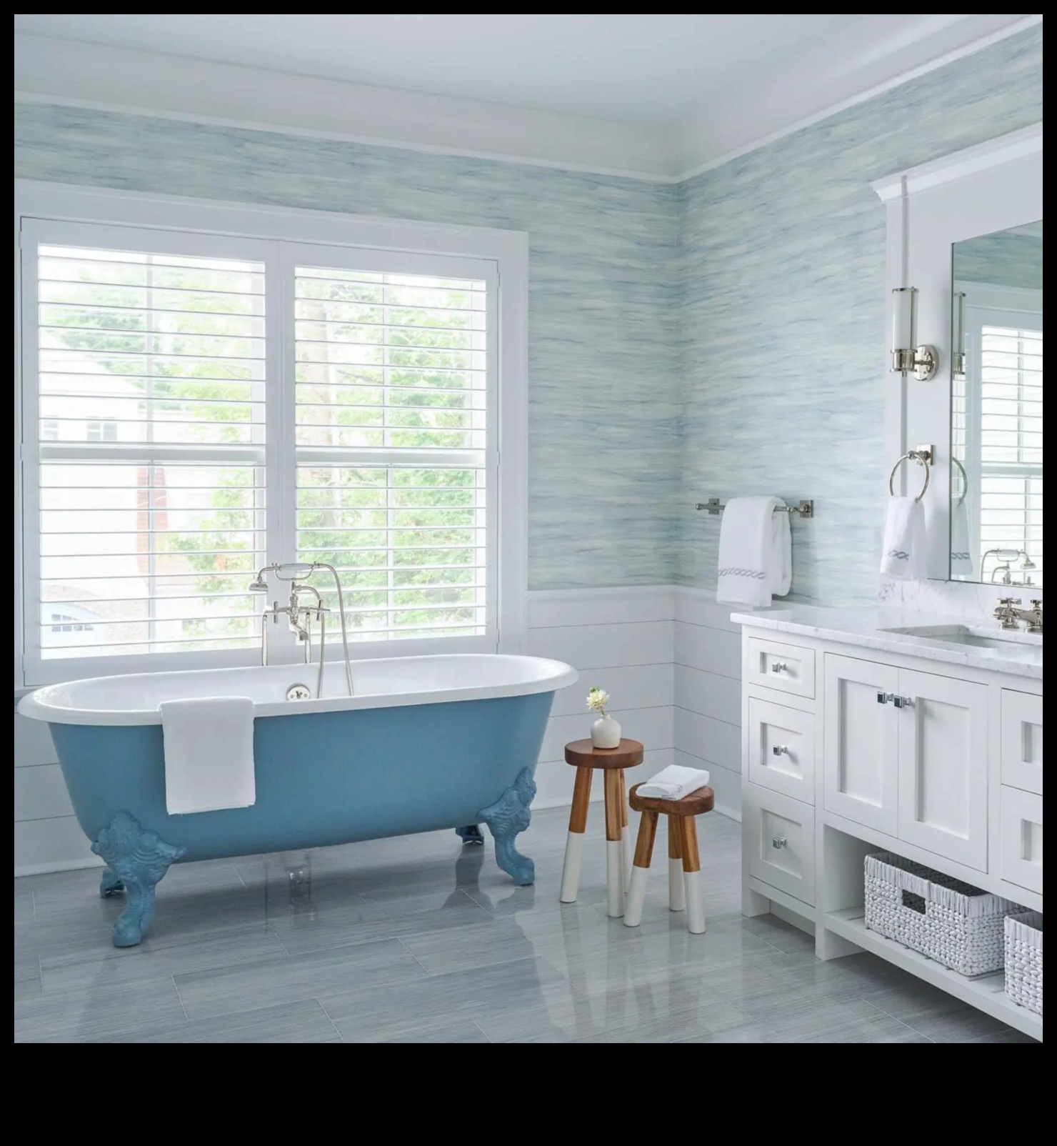 Decorarea băii de coastă pentru o experiență asemănătoare unui spa